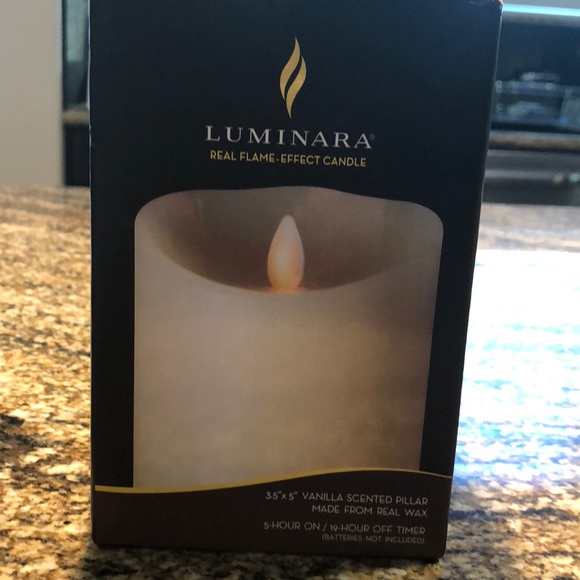Luminara 5 inch Ivory Candle NWOT - Picture 2 of 5